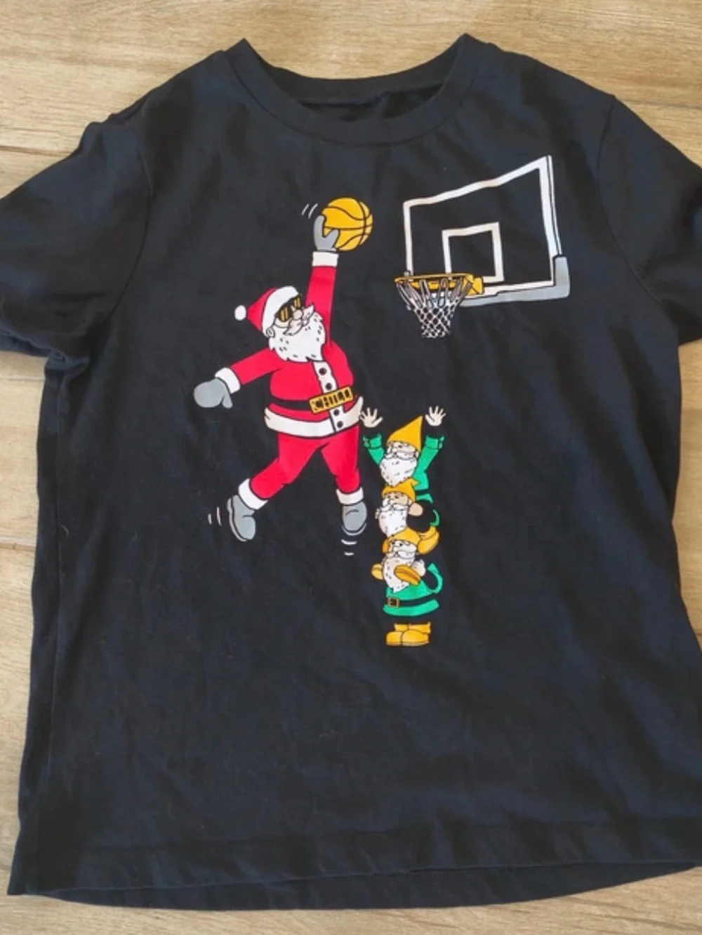 Bundle! Feliz Navidad! Kids Holiday Tee & Santa and Elves Christmas Tees 6-7
